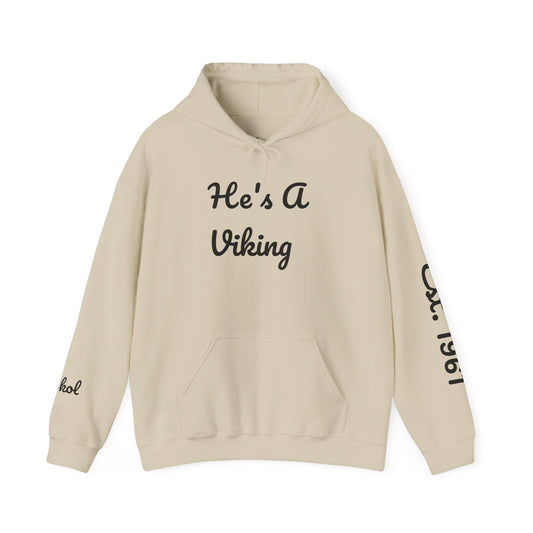 He's A Viking Unisex Heavy Blend Hooded Sweatshirt
