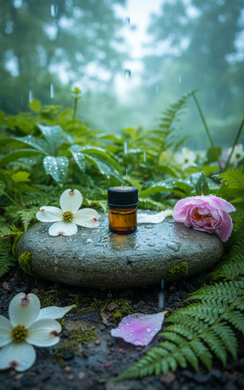 Rainy Garden Serenity