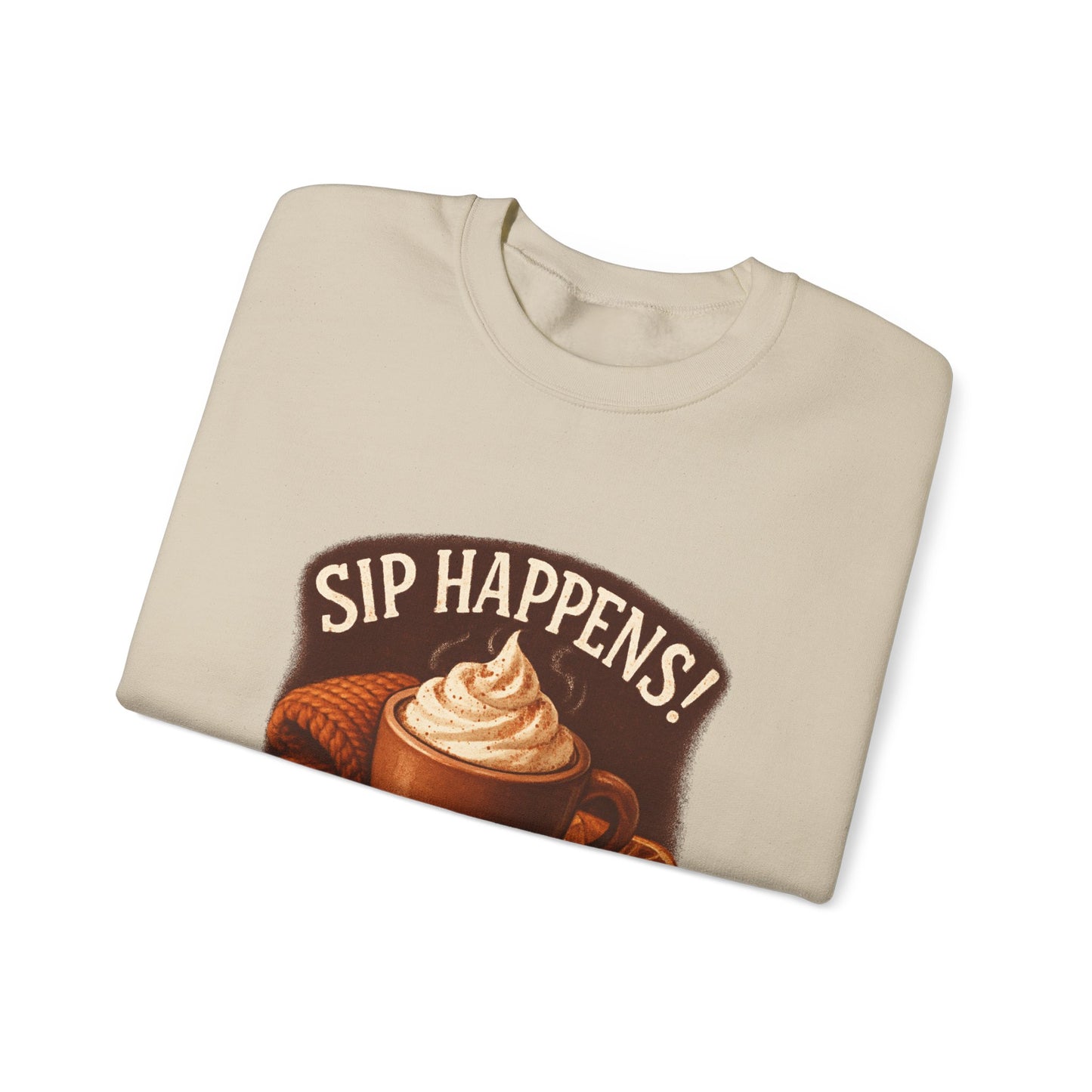 Cozy Autumn Sip Happens Sweatshirt
