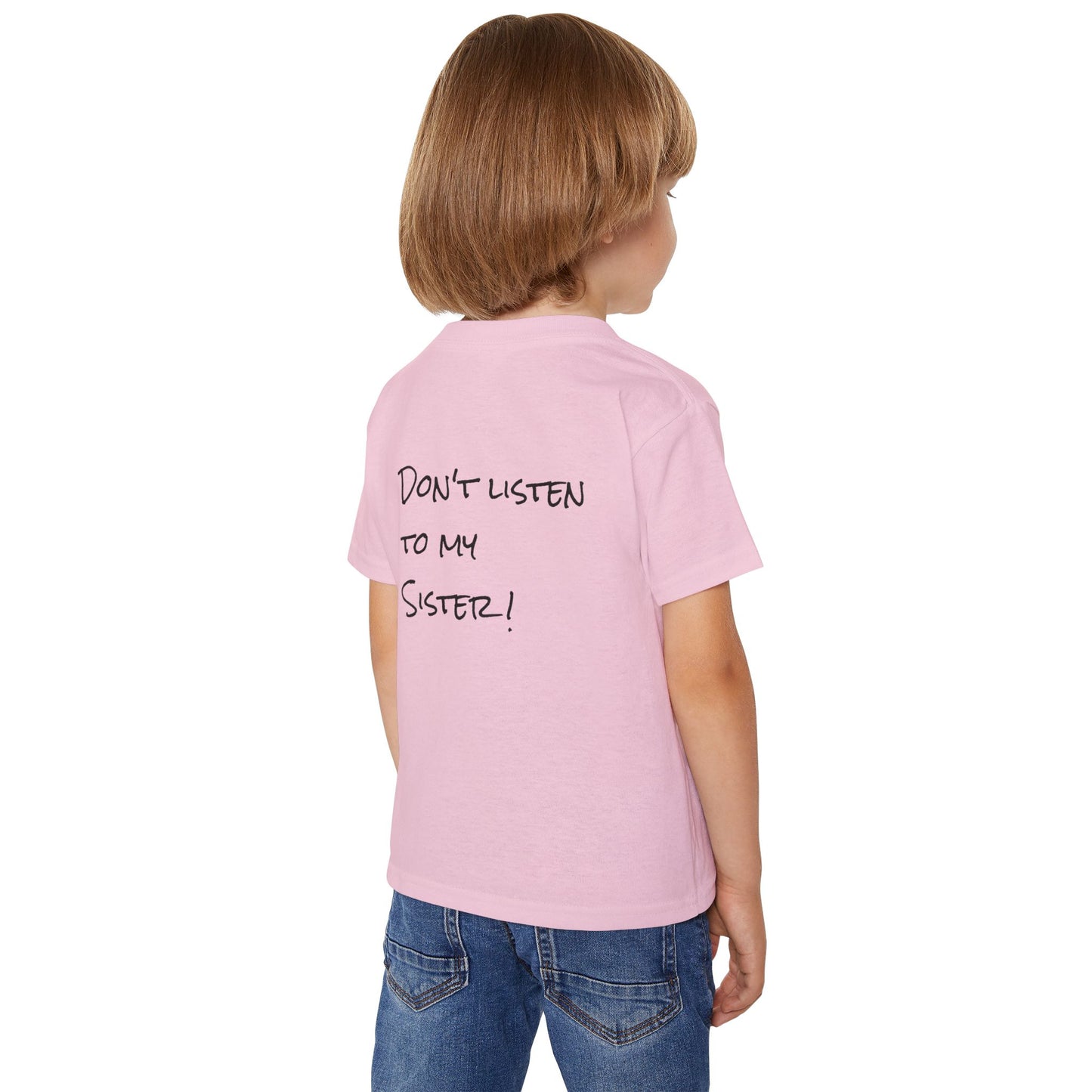 Toddler T-shirt: 'Grandma's Favorite' & 'Don't Listen to My Sister'