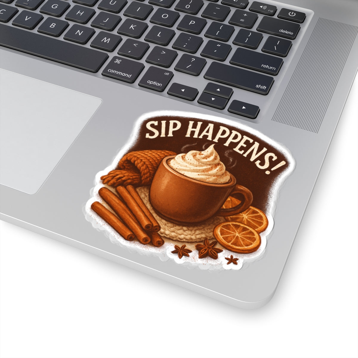 Sip Happens Coffee Stickers - Cozy Drink Inspired Kiss-Cut Stickers