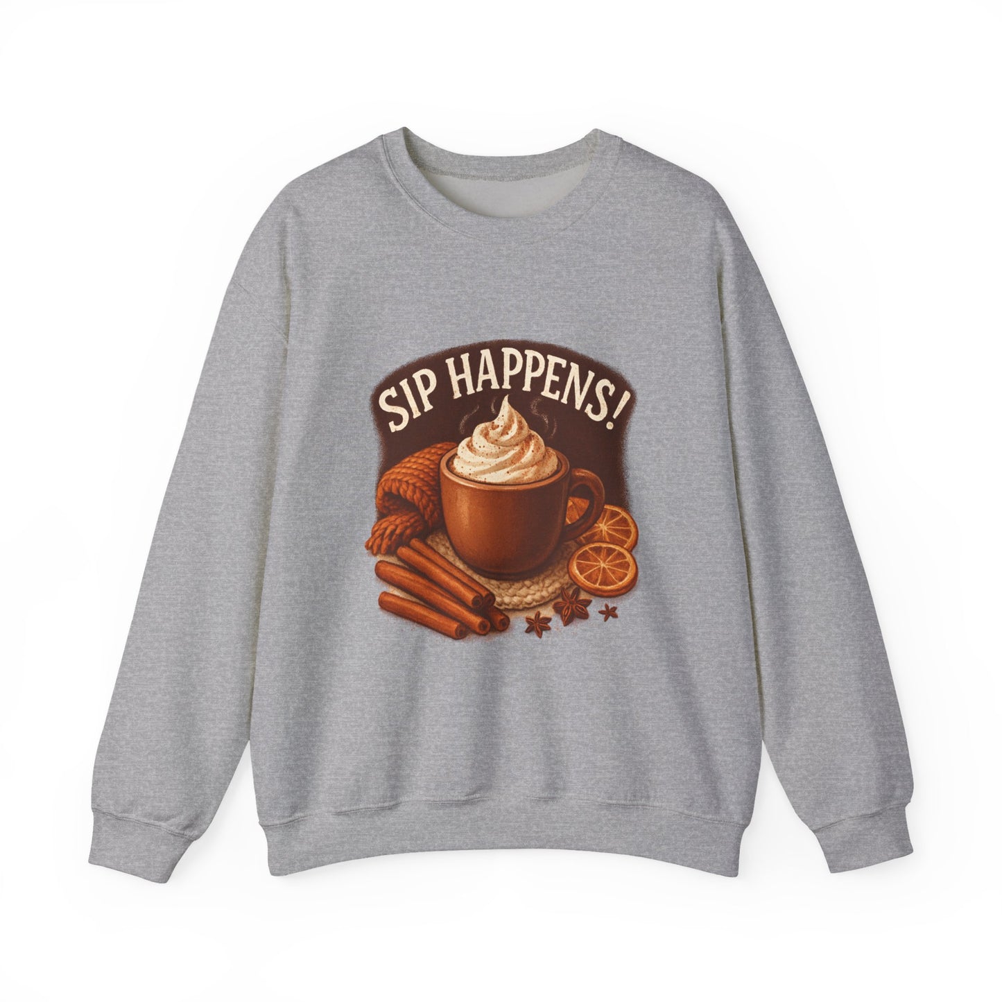 Cozy Autumn Sip Happens Sweatshirt
