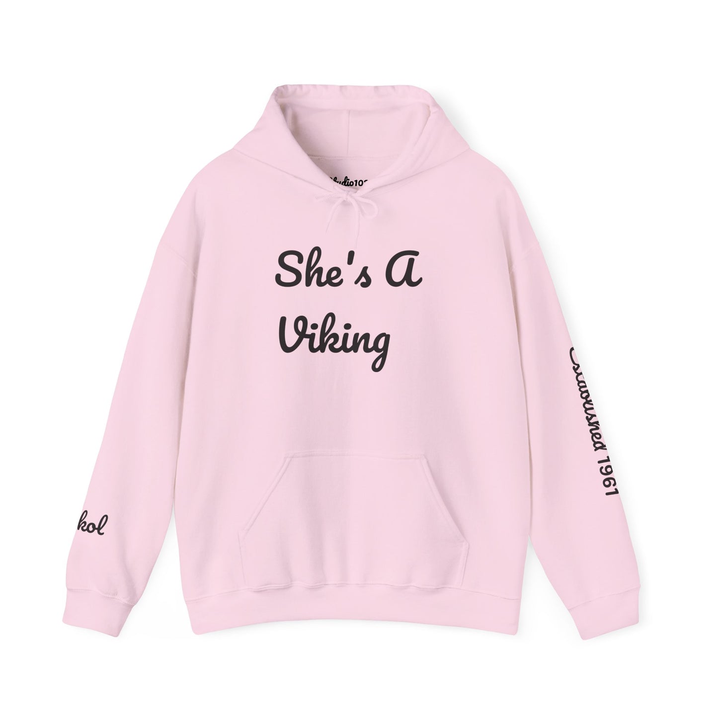 Viking Pride Hooded Sweatshirt - She's A Viking