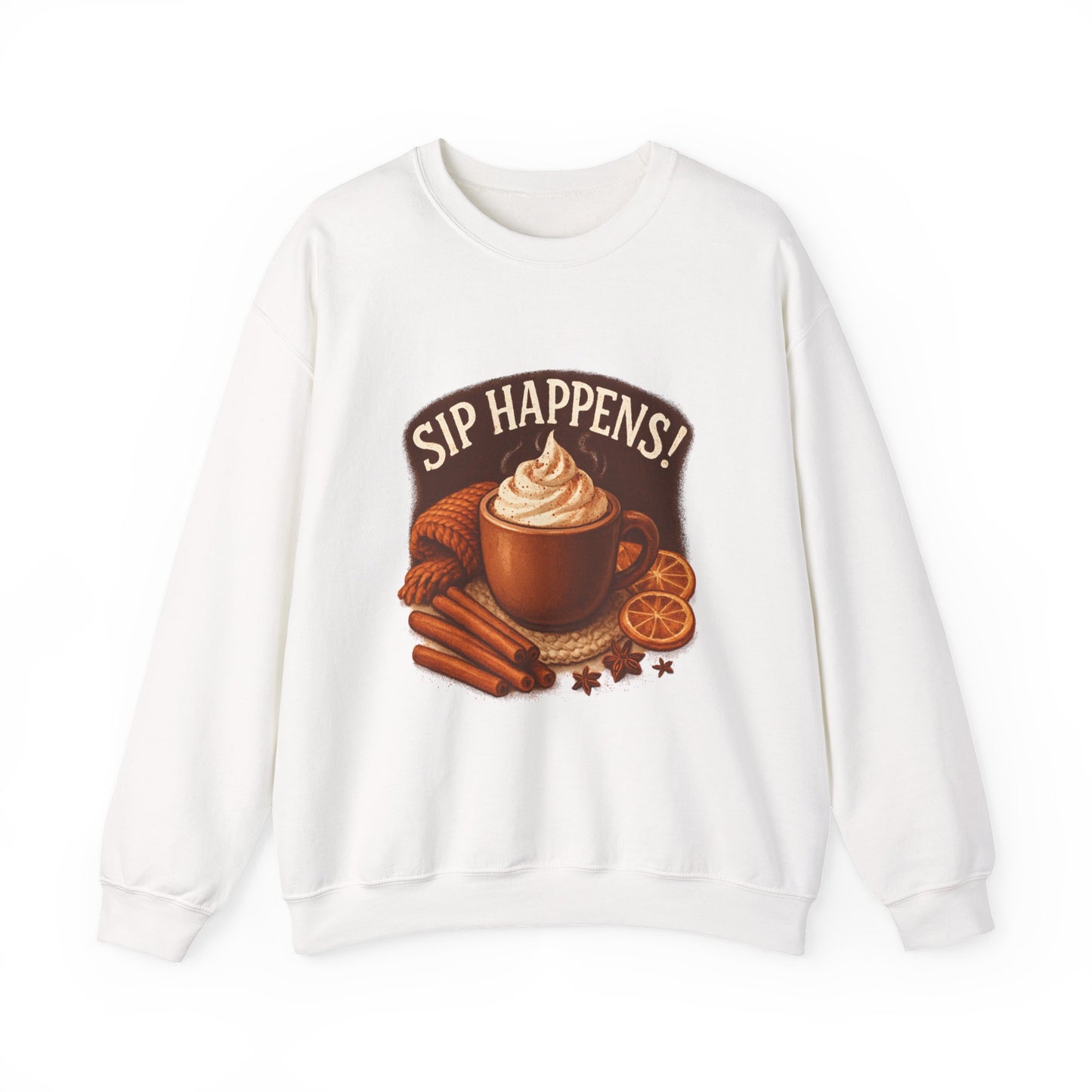 Cozy Autumn Sip Happens Sweatshirt