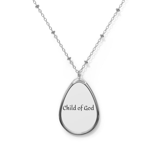 Child of God Oval Necklace - Meaningful Religious Jewelry
