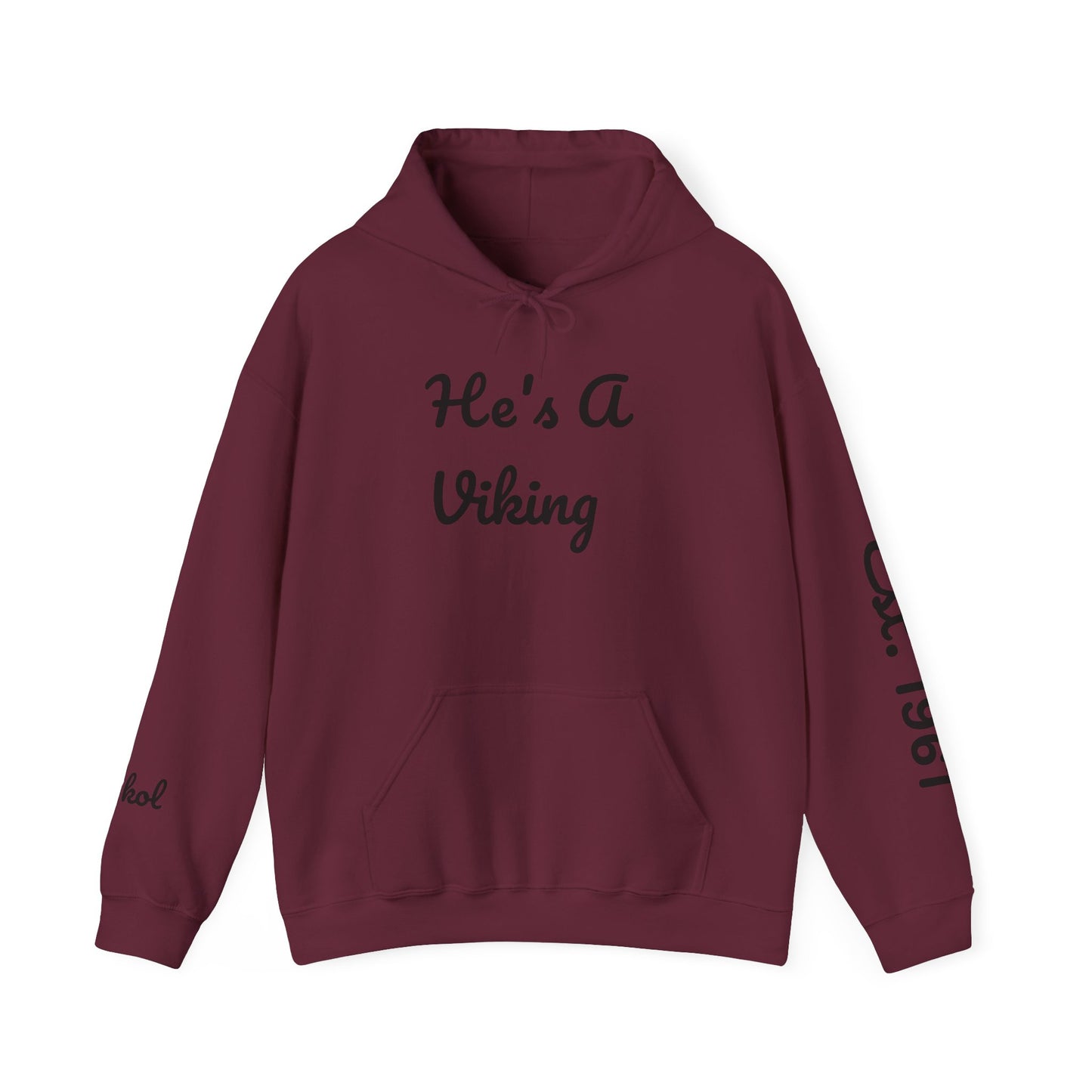 He's A Viking Unisex Heavy Blend Hooded Sweatshirt