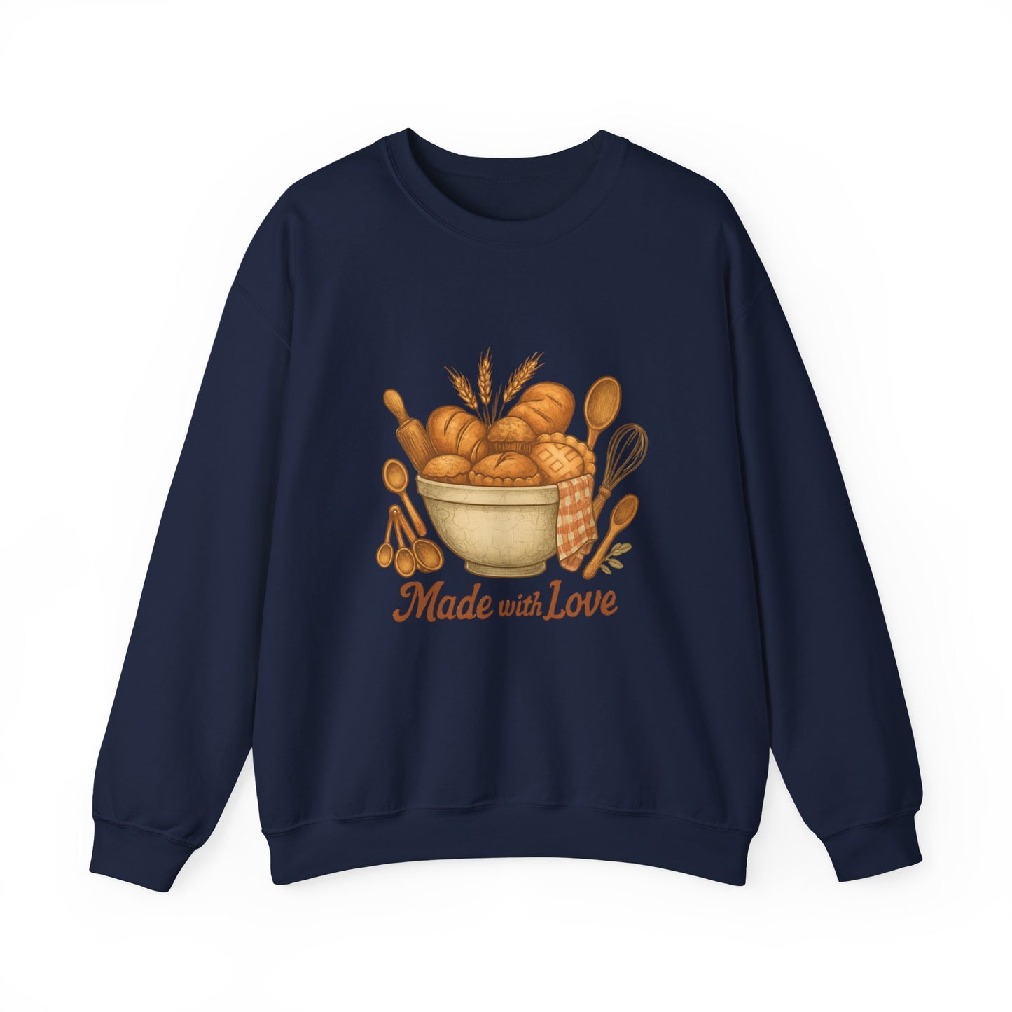 Made with Love Bakery Sweatshirt — Cozy Baking Crewneck