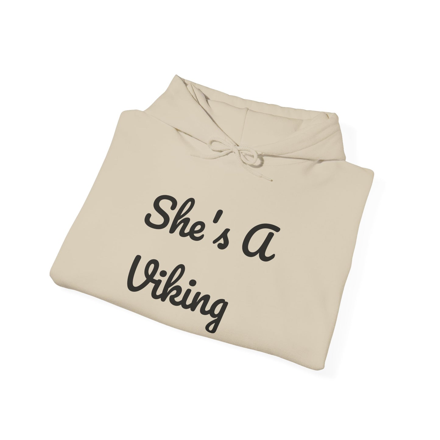 Viking Pride Hooded Sweatshirt - She's A Viking
