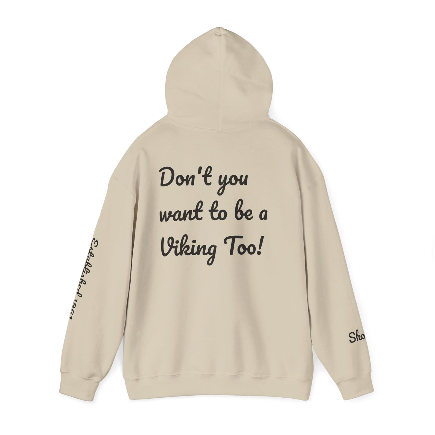Viking Pride Hooded Sweatshirt - She's A Viking