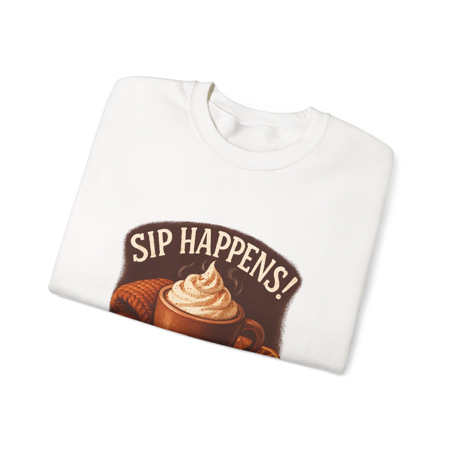 Cozy Autumn Sip Happens Sweatshirt