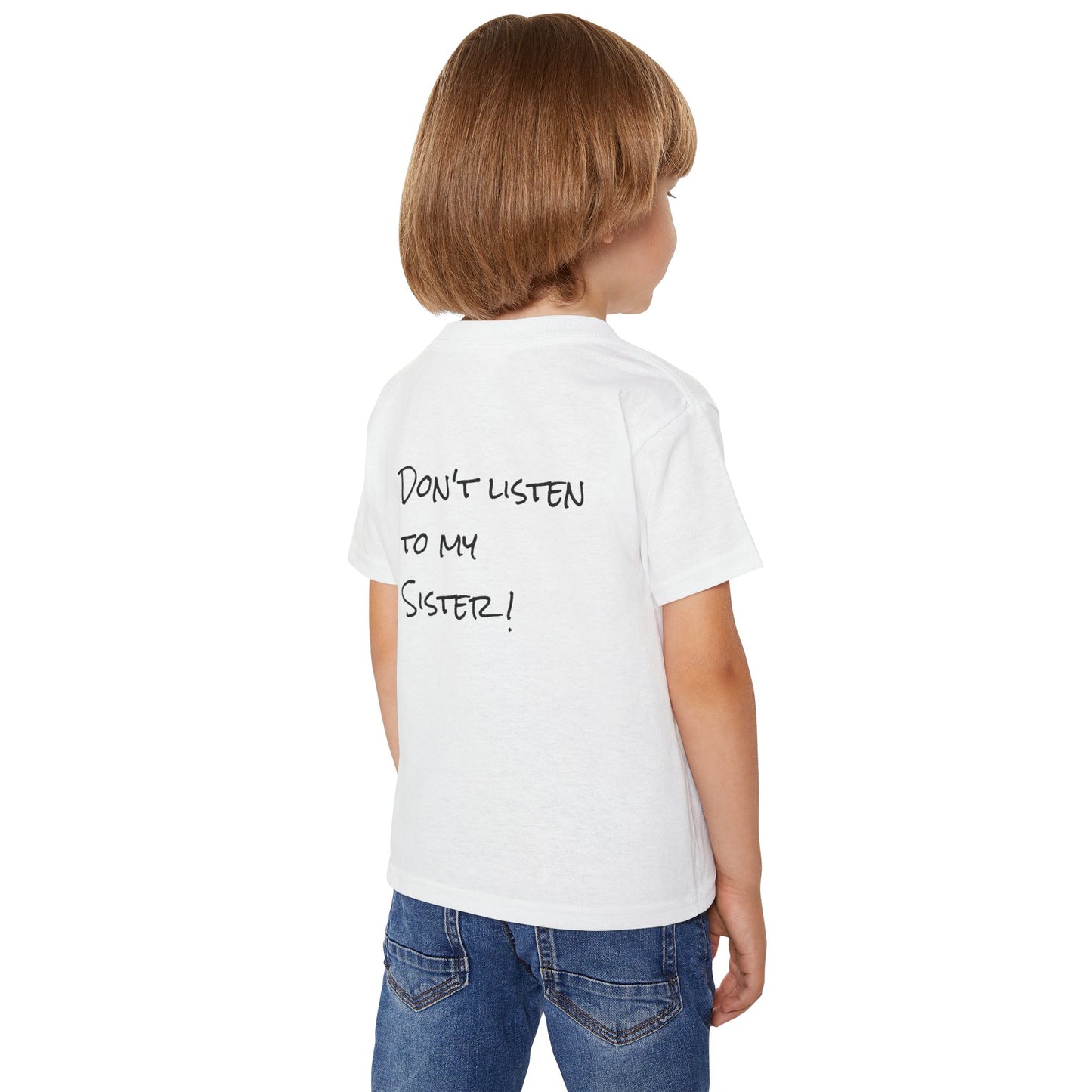 Toddler T-shirt: 'Grandma's Favorite' & 'Don't Listen to My Sister'