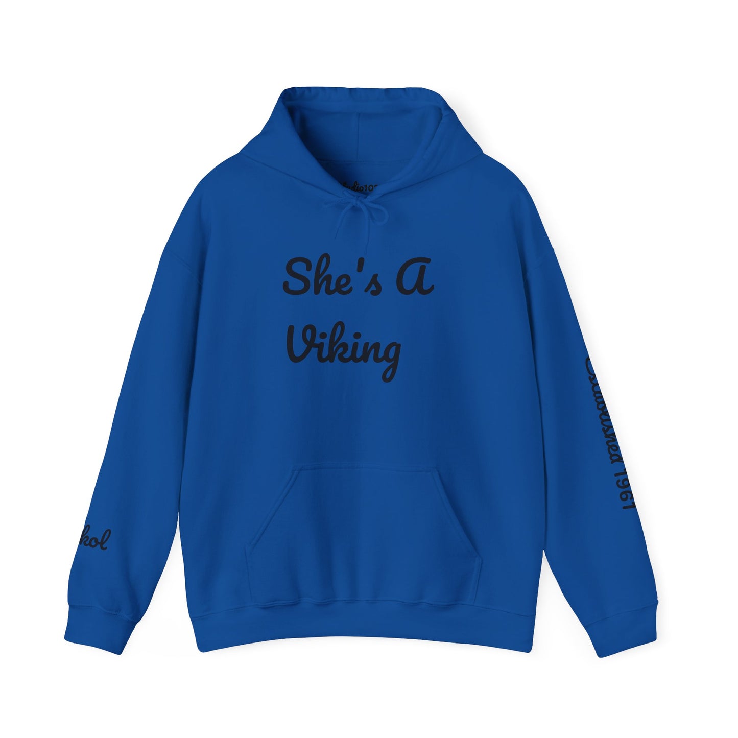 Viking Pride Hooded Sweatshirt - She's A Viking