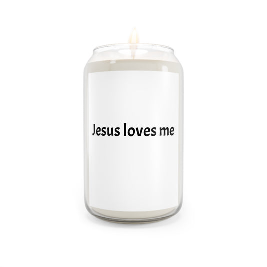 Scented Soy Candle - "Jesus Loves Me"
