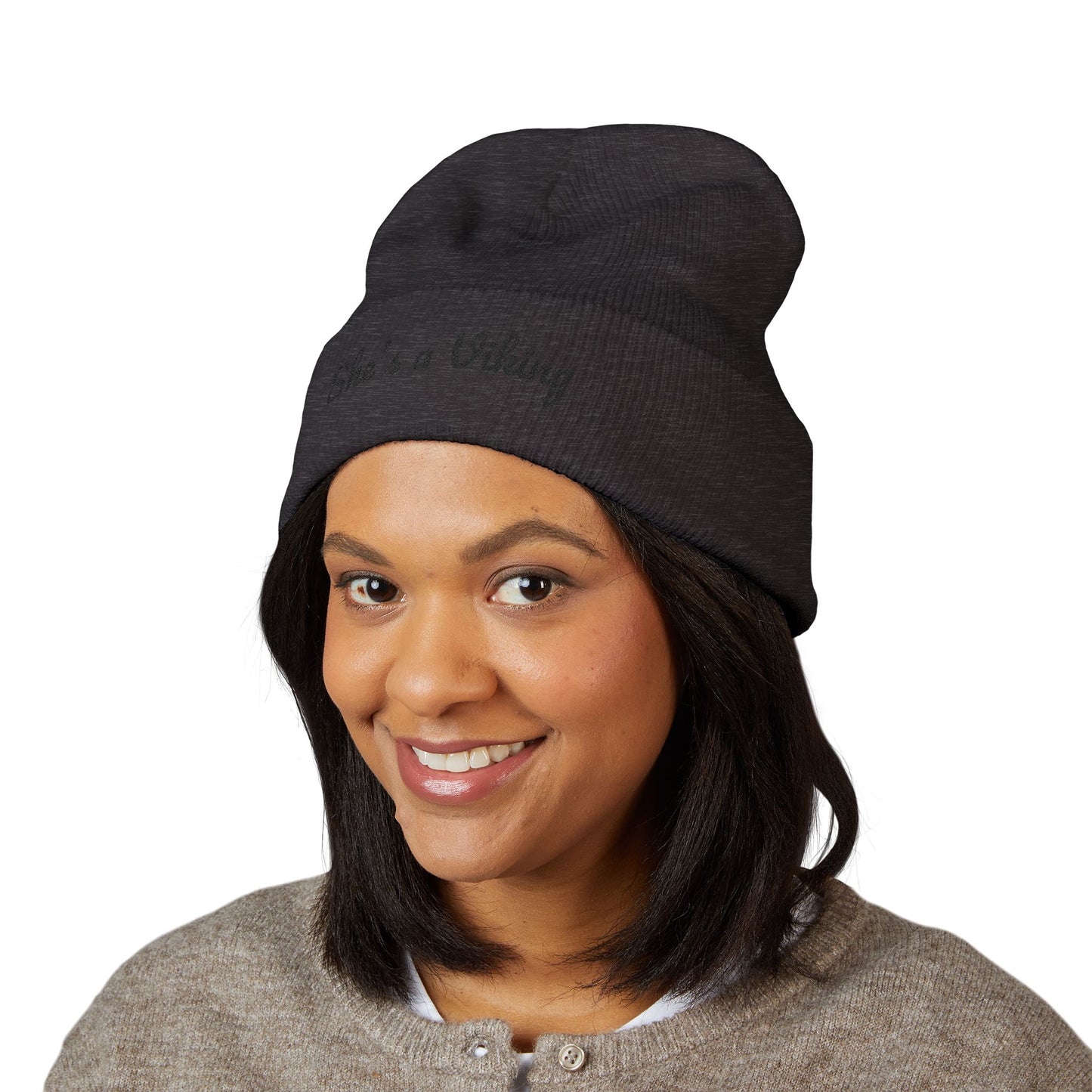 Viking Inspired Classic Cuffed Beanie - She's a Viking