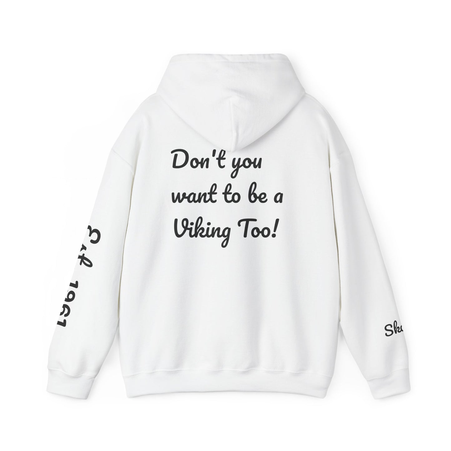 He's A Viking Unisex Heavy Blend Hooded Sweatshirt