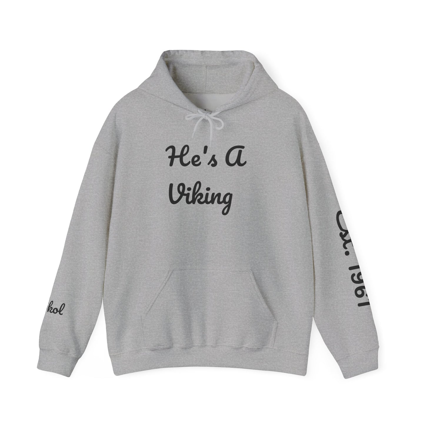 He's A Viking Unisex Heavy Blend Hooded Sweatshirt