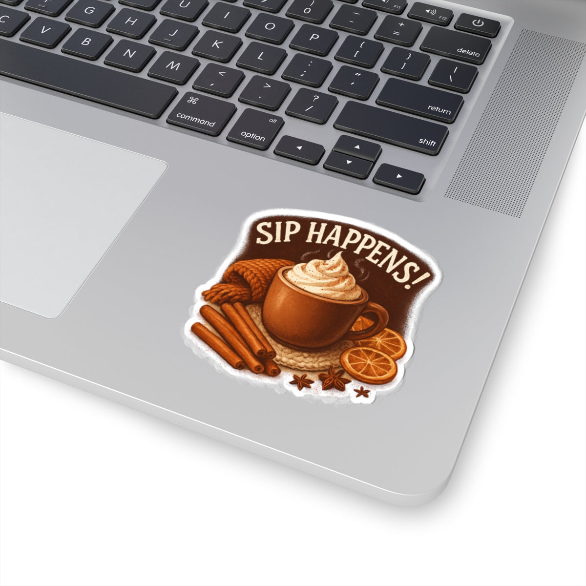 Sip Happens Coffee Stickers - Cozy Drink Inspired Kiss-Cut Stickers