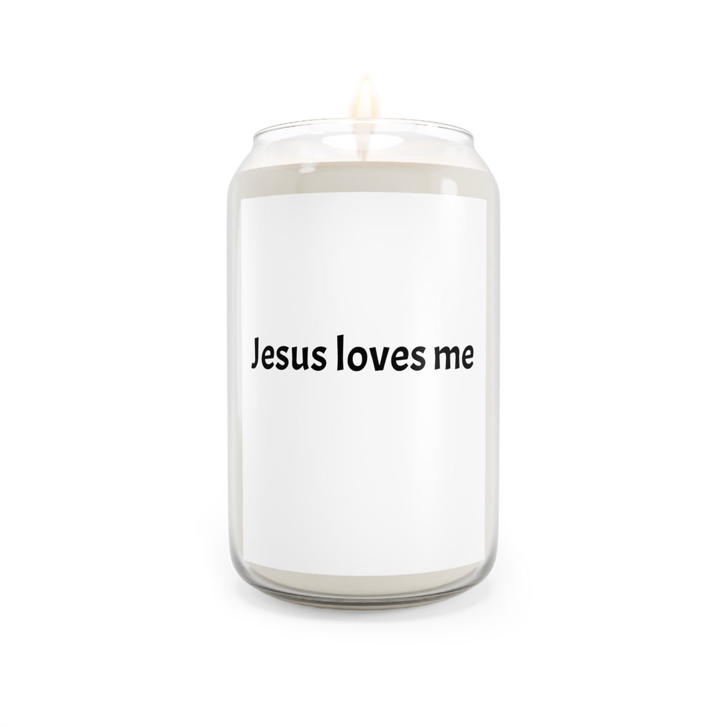 Scented Soy Candle - "Jesus Loves Me"