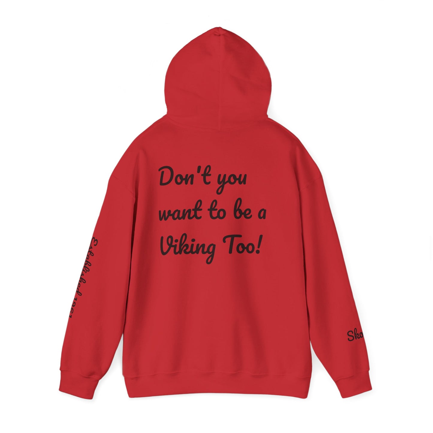 Viking Pride Hooded Sweatshirt - She's A Viking