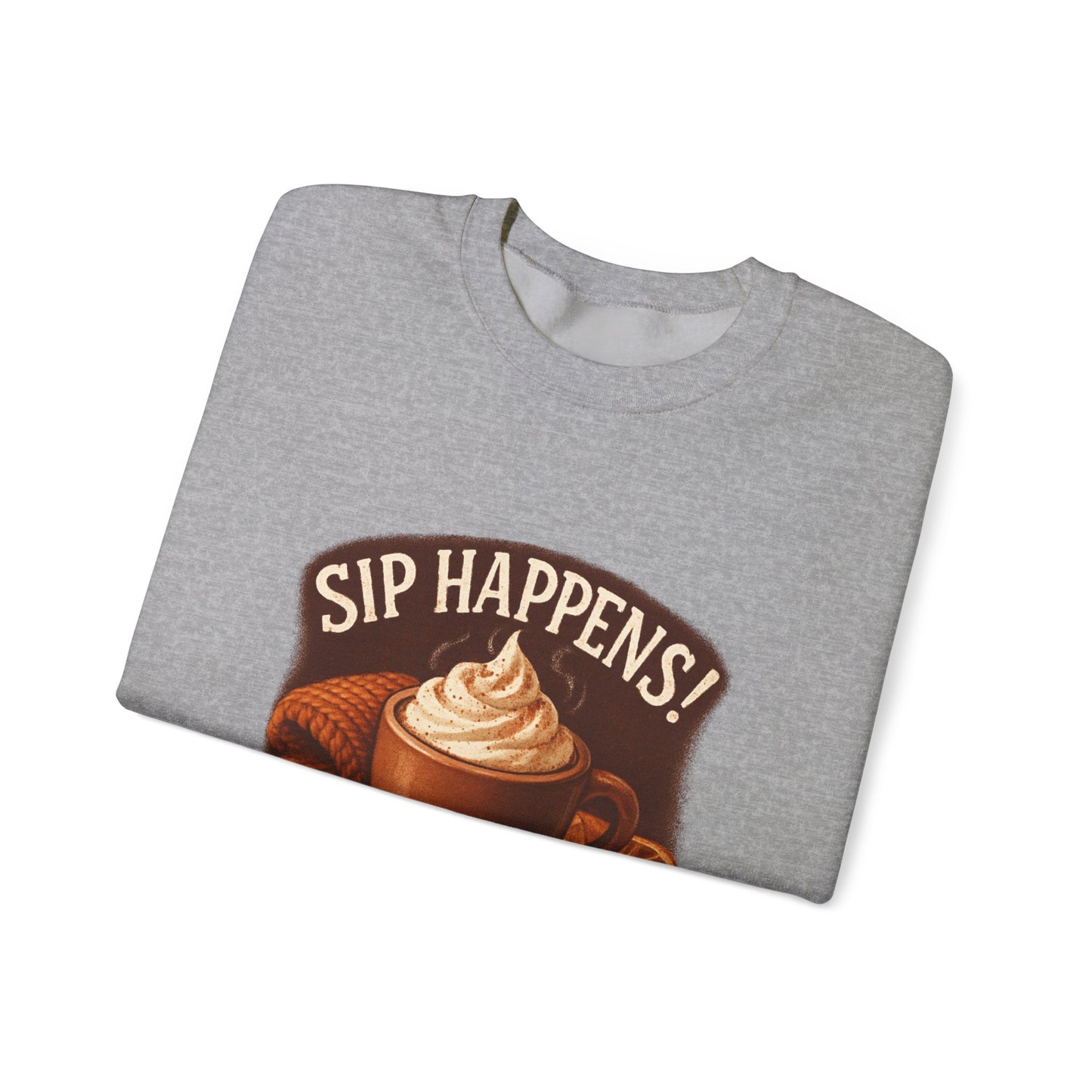 Cozy Autumn Sip Happens Sweatshirt