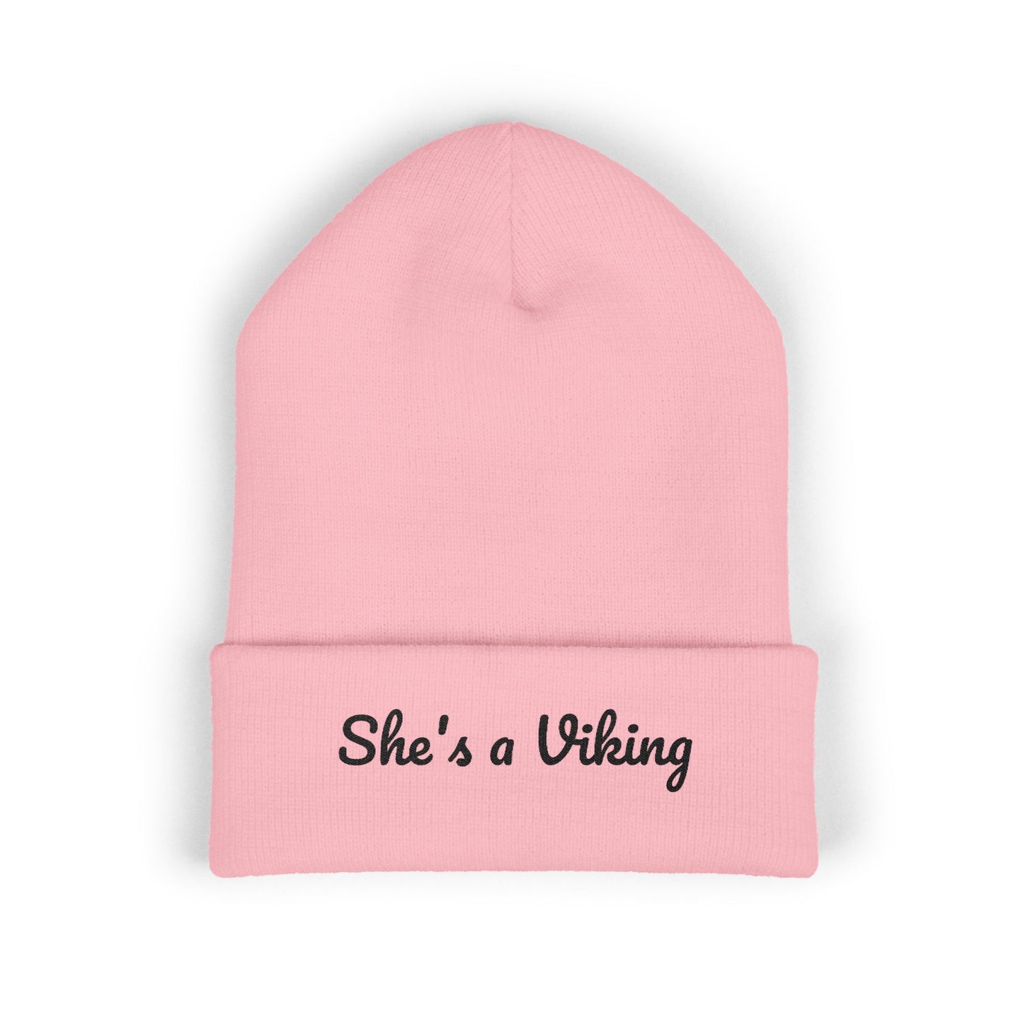 Viking Inspired Classic Cuffed Beanie - She's a Viking
