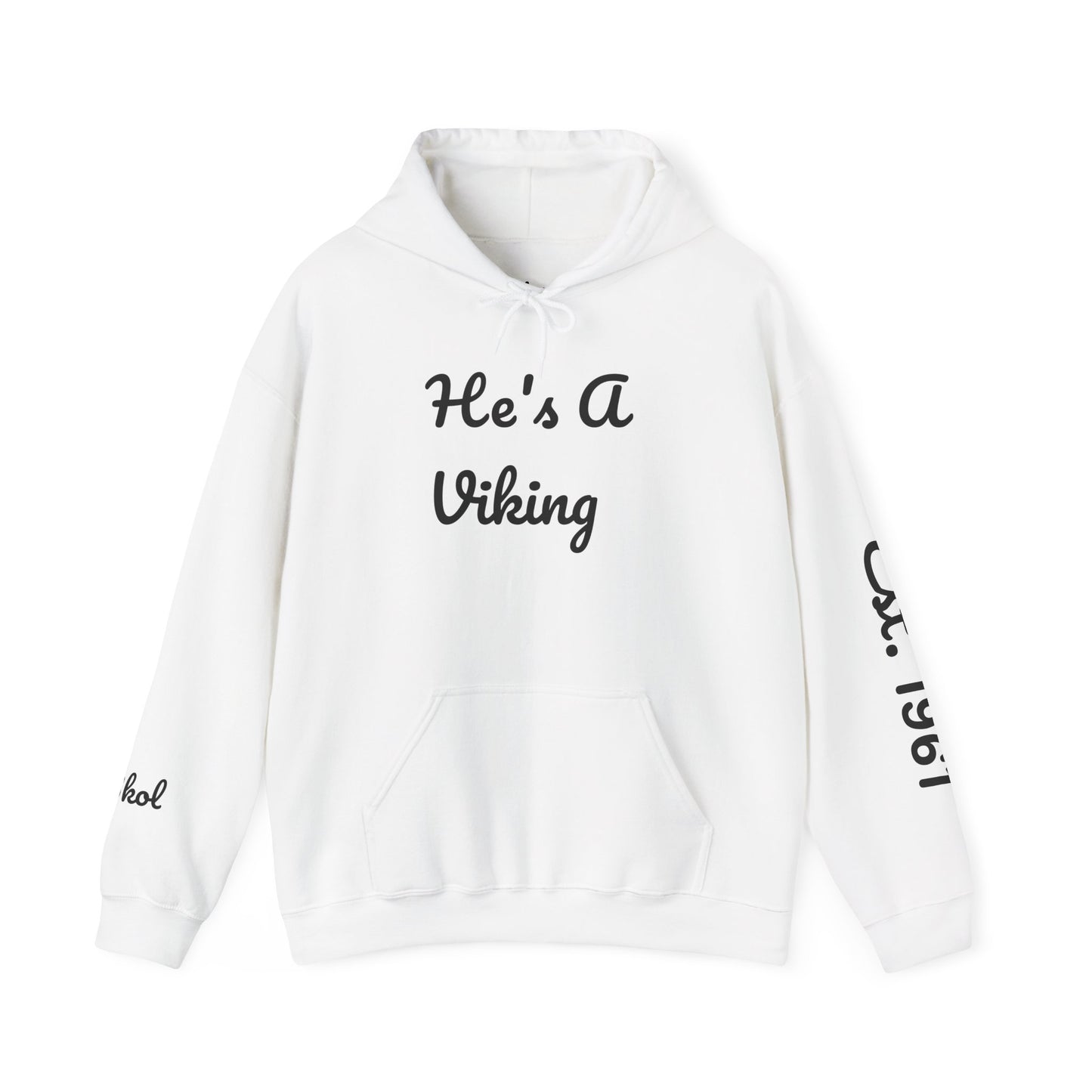 He's A Viking Unisex Heavy Blend Hooded Sweatshirt