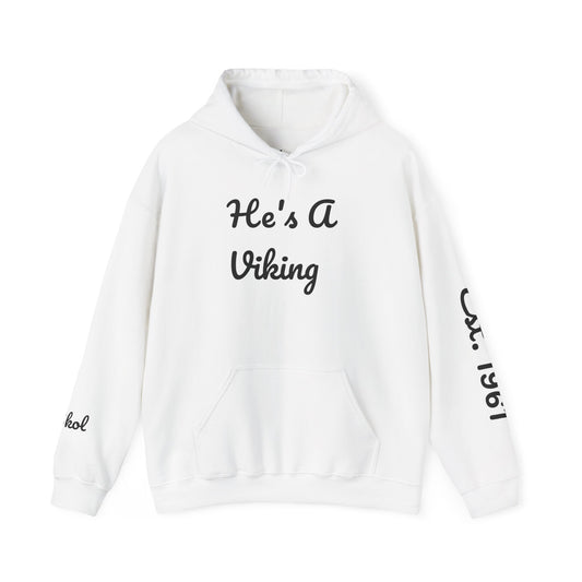 He's A Viking Unisex Heavy Blend Hooded Sweatshirt