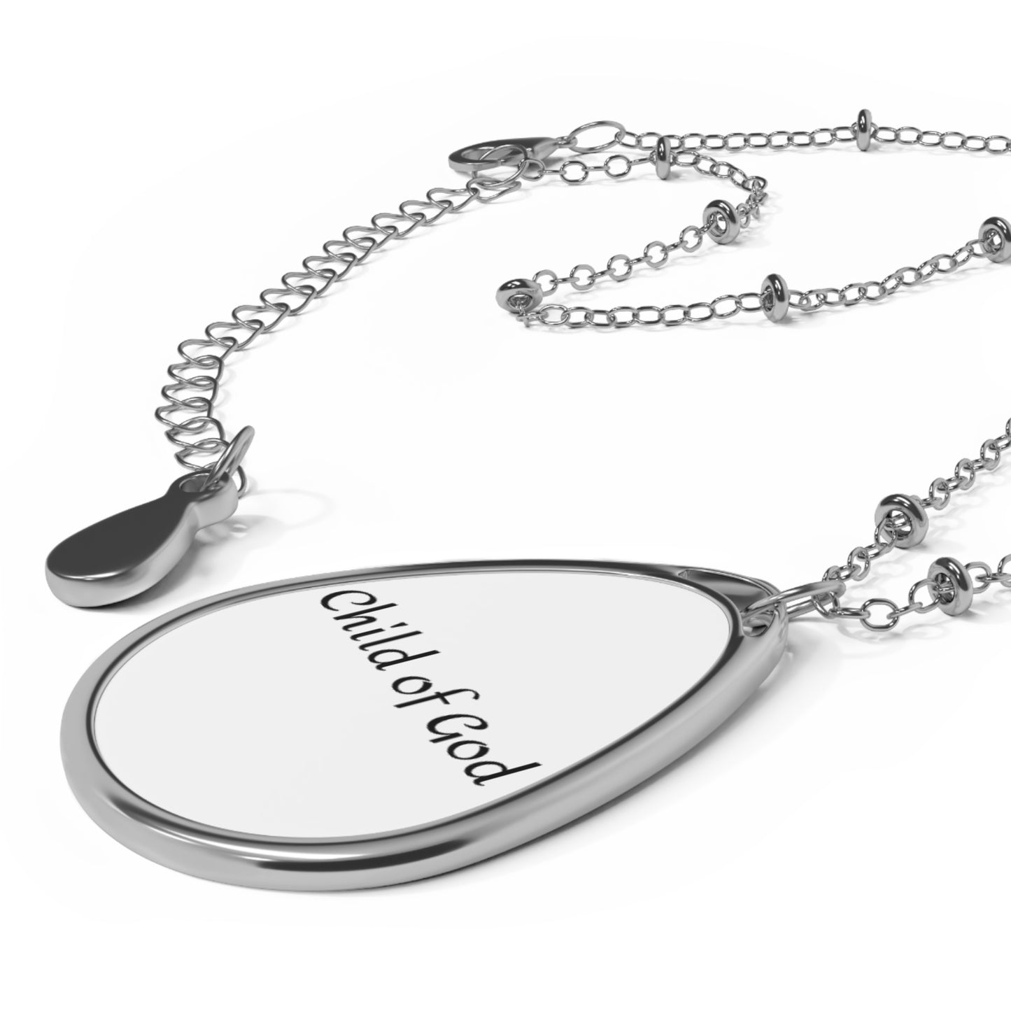 Child of God Oval Necklace - Meaningful Religious Jewelry