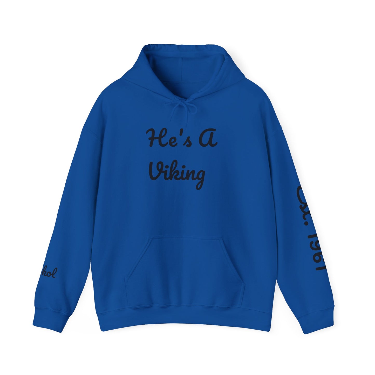 He's A Viking Unisex Heavy Blend Hooded Sweatshirt