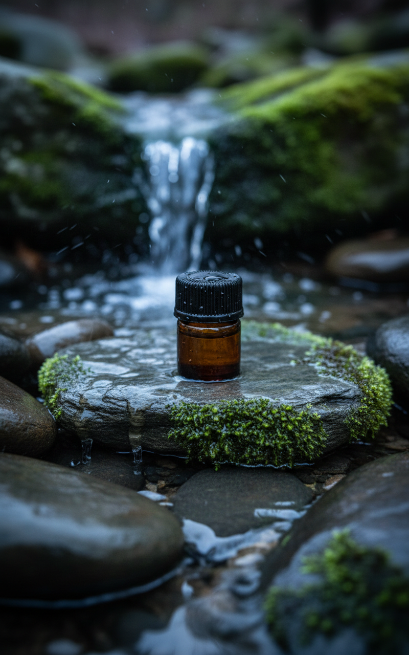 Moss & Flowing Water